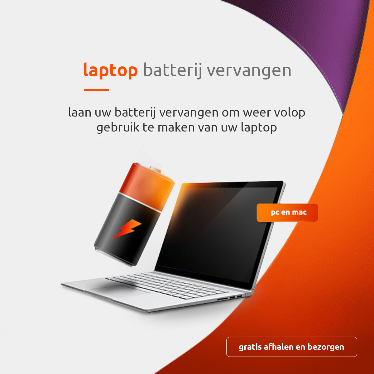 Laptop Batterij vervangen