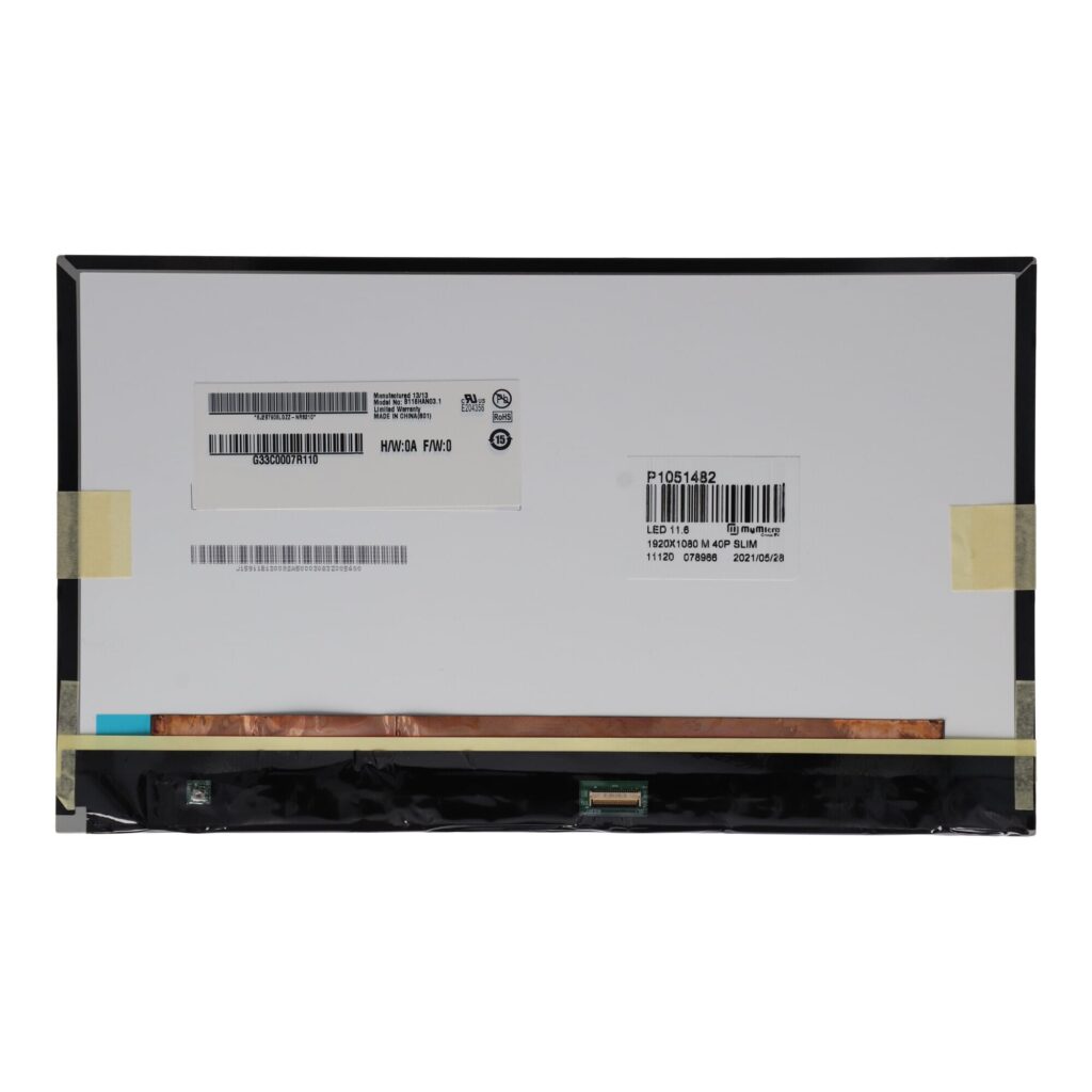 11.6 inch LCD Scherm 1920x1080 Mat 40Pin eDP, IPS (P1051482)