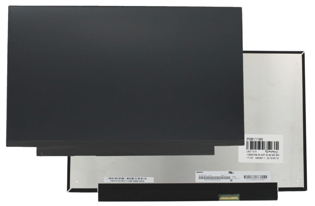 12.5 inch LCD scherm 1920x1080 Mat 30Pin eDP, IPS (P0811190)