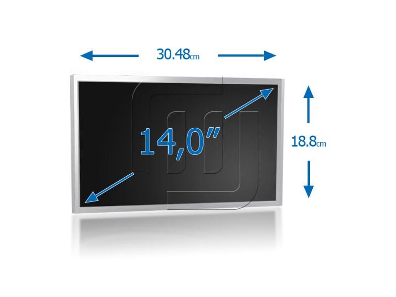 14.0 inch LCD scherm 1600x900 mat 30Pin eDP (B140RW01 V2 HW1A FW1)