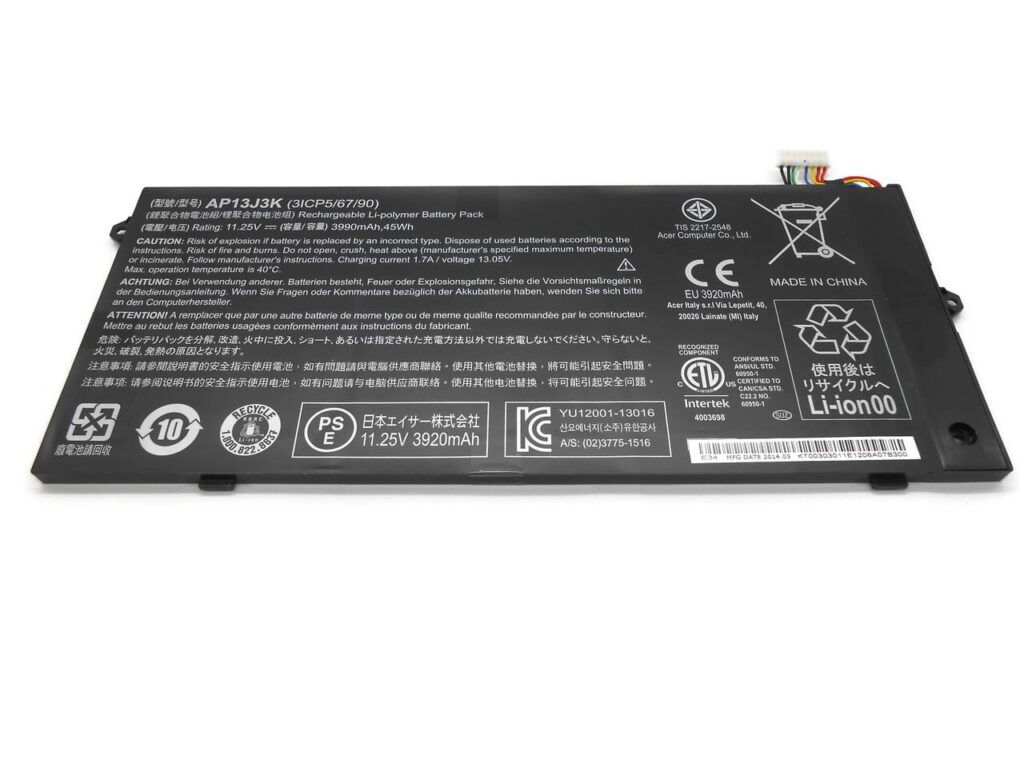 Acer Laptop Accu 3950mAh (KT.00303.011)