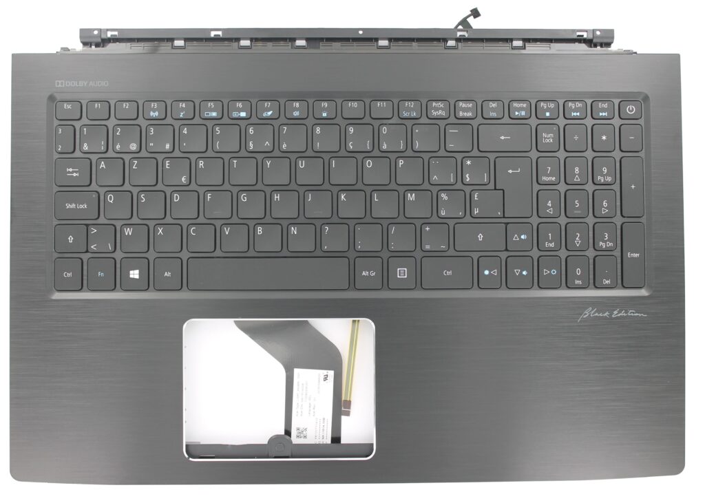 Acer Laptop Toetsenbord Azerty BE + Top Cover, Backlit (6B.Q23N1.004)