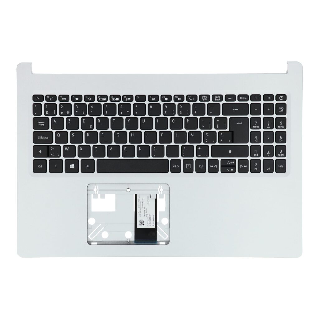 Acer Laptop Toetsenbord Azerty BE + Top Cover - Zilver (6B.HW8N7.003)