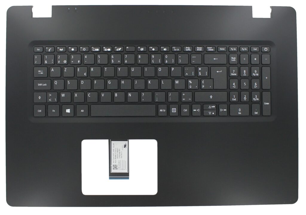 Acer Laptop Toetsenbord Azerty BE + Top Cover - Zwart (6B.HEKN2.016)