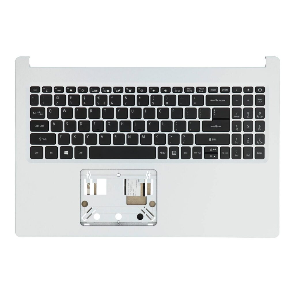 Acer Laptop Toetsenbord Qwerty US incl. Top Cover - Zilver (6B.HDGN7.060)