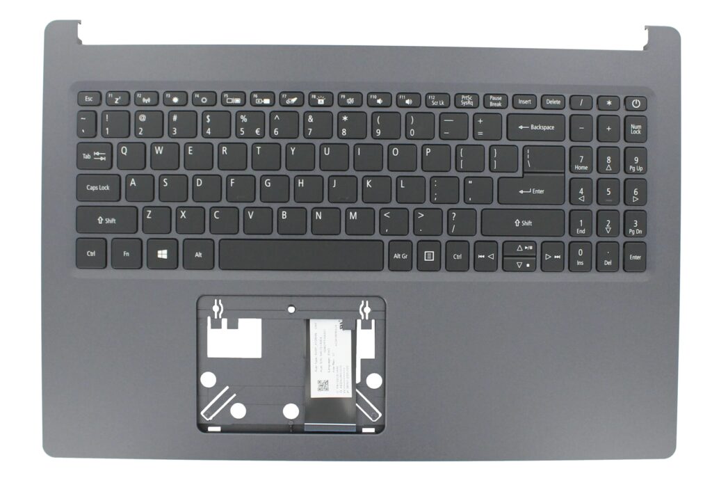 Acer Laptop Toetsenbord Qwerty US incl. Top Cover - Zwart (6B.HDGN7.059)