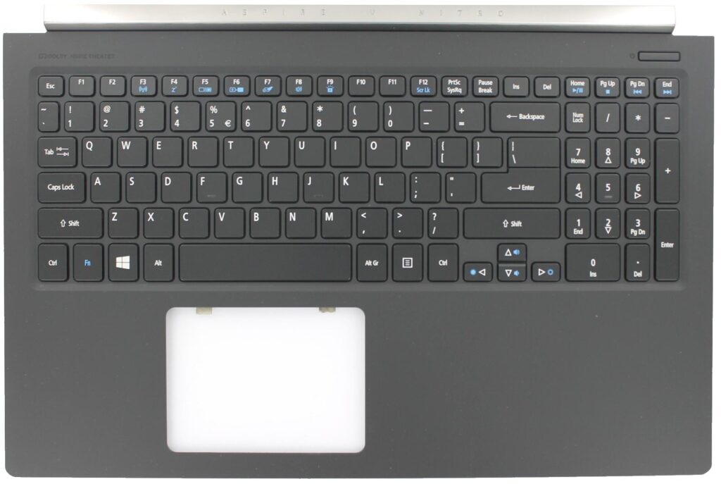 Acer Laptop Toetsenbord Qwerty US + Top Cover, Backlit (60.MQKN1.009)