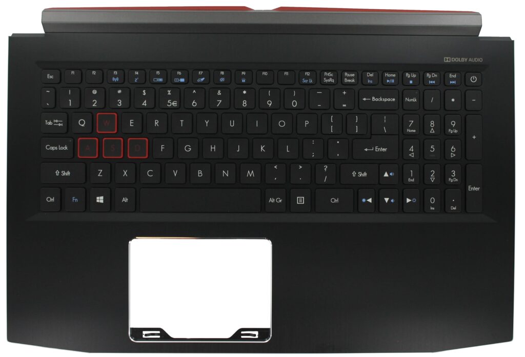 Acer Laptop Toetsenbord Qwerty US + Top Cover, Backlit (6B.Q3FN2.001)