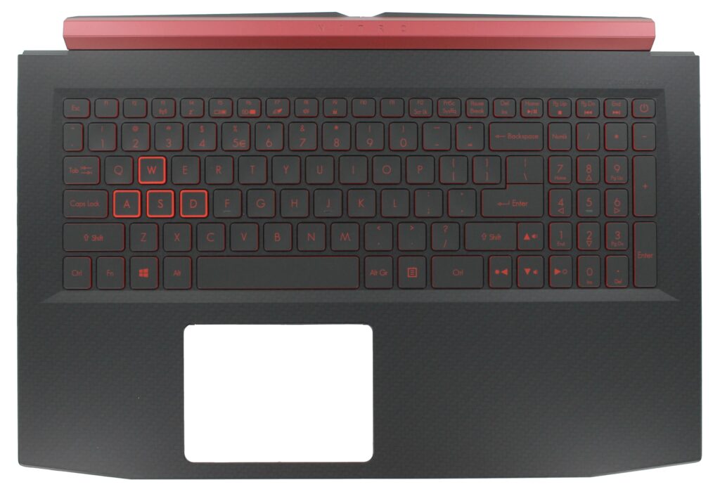 Acer Laptop Toetsenbord Qwerty US + Top Cover, Backlit (6B.Q3RN2.001)