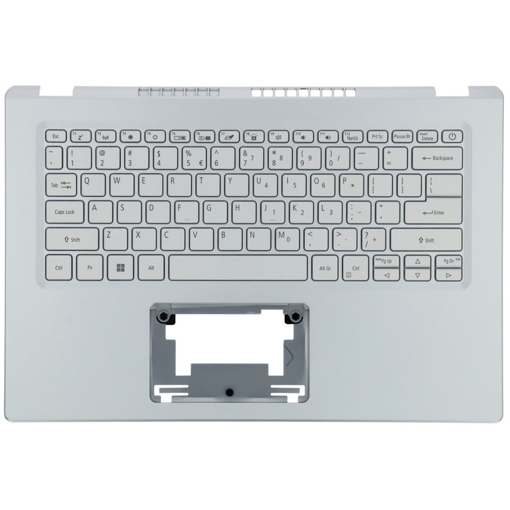 Acer Laptop Toetsenbord Qwerty US + Top Cover, BL - Zilver (6B.A4VN2.001)