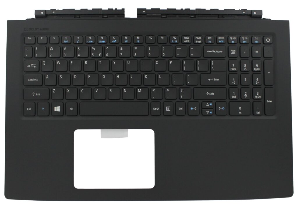 Acer Laptop Toetsenbord Qwerty US + Top Cover, BL - Zwart (6B.G6GN1.009)