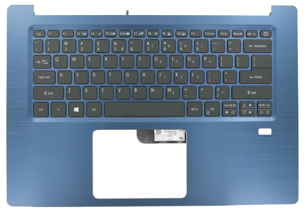 Acer Laptop Toetsenbord Qwerty US + Top Cover - Blauw (6B.GQPN5.001)