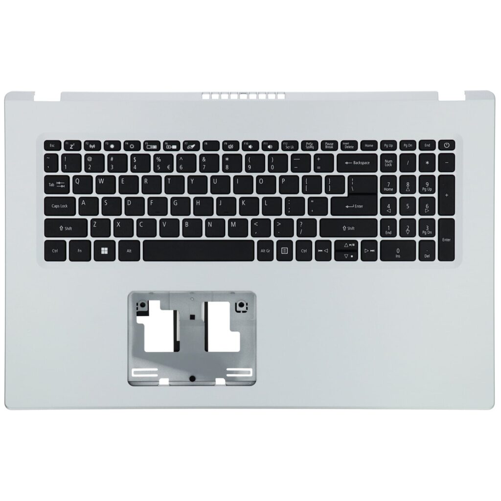 Acer Laptop Toetsenbord Qwerty US + Top Cover - Zilver (6B.A5FN2.001)