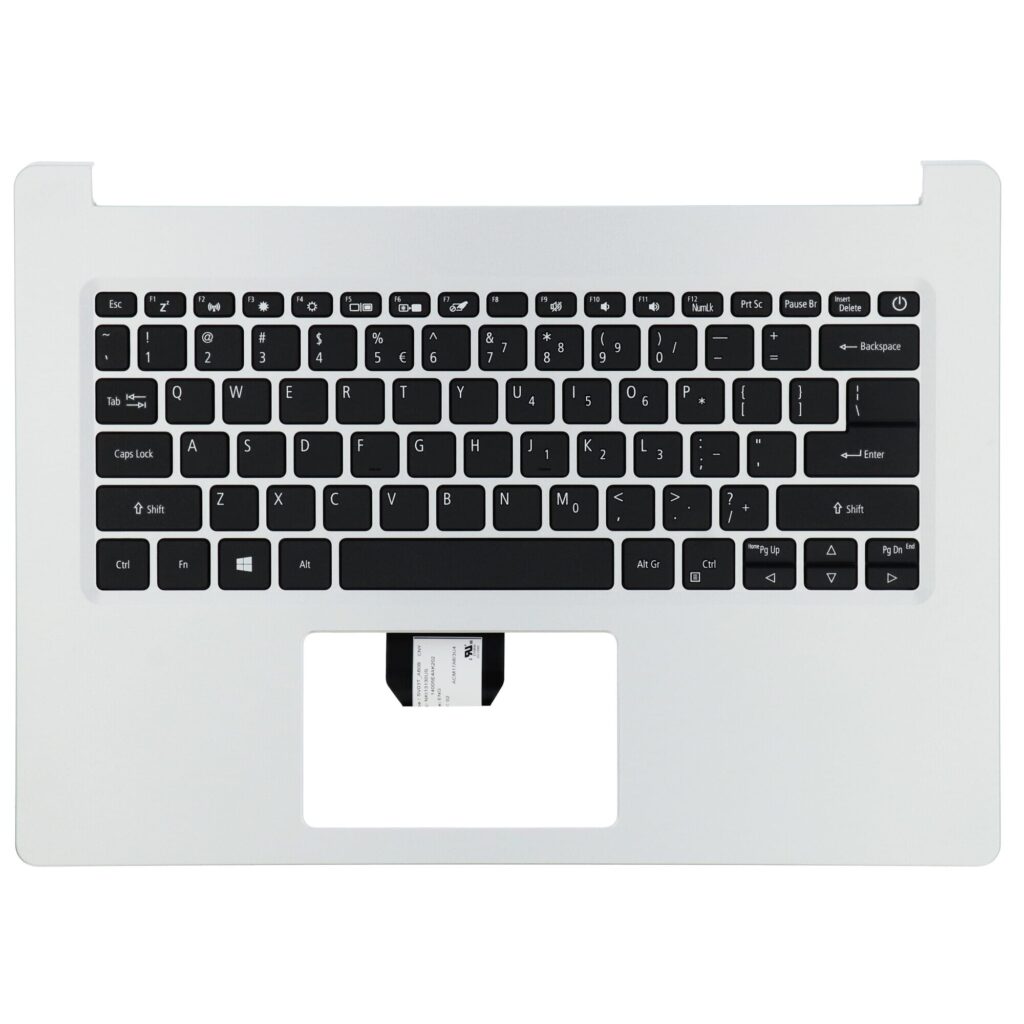 Acer Laptop Toetsenbord Qwerty US + Top Cover - Zilver (6B.HUPN8.001)