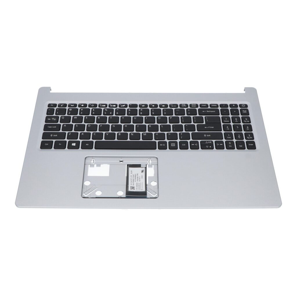 Acer Laptop Toetsenbord Qwerty US + Top Cover - Zilver (6B.HW8N7.030)