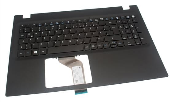 Acer Laptop Toetsenbord Qwerty US + Top Cover - Zwart (6B.G7BN1.009)