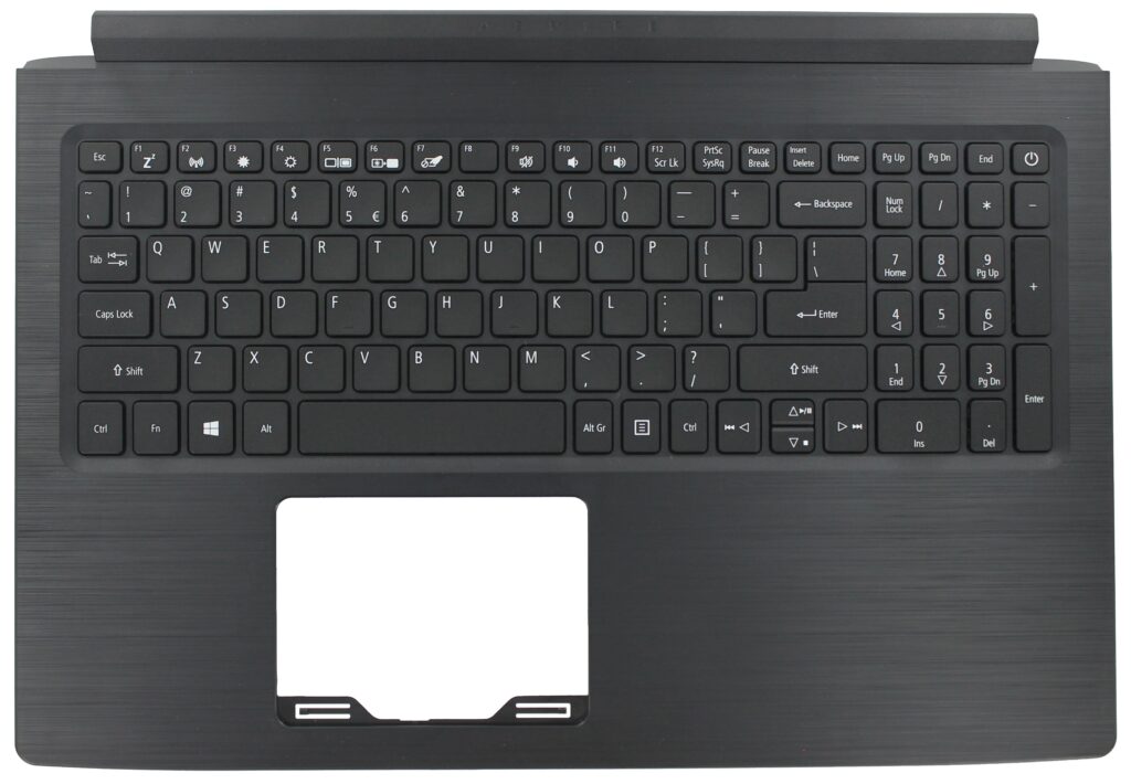 Acer Laptop Toetsenbord Qwerty US + Top Cover - Zwart (6B.H18N2.001)