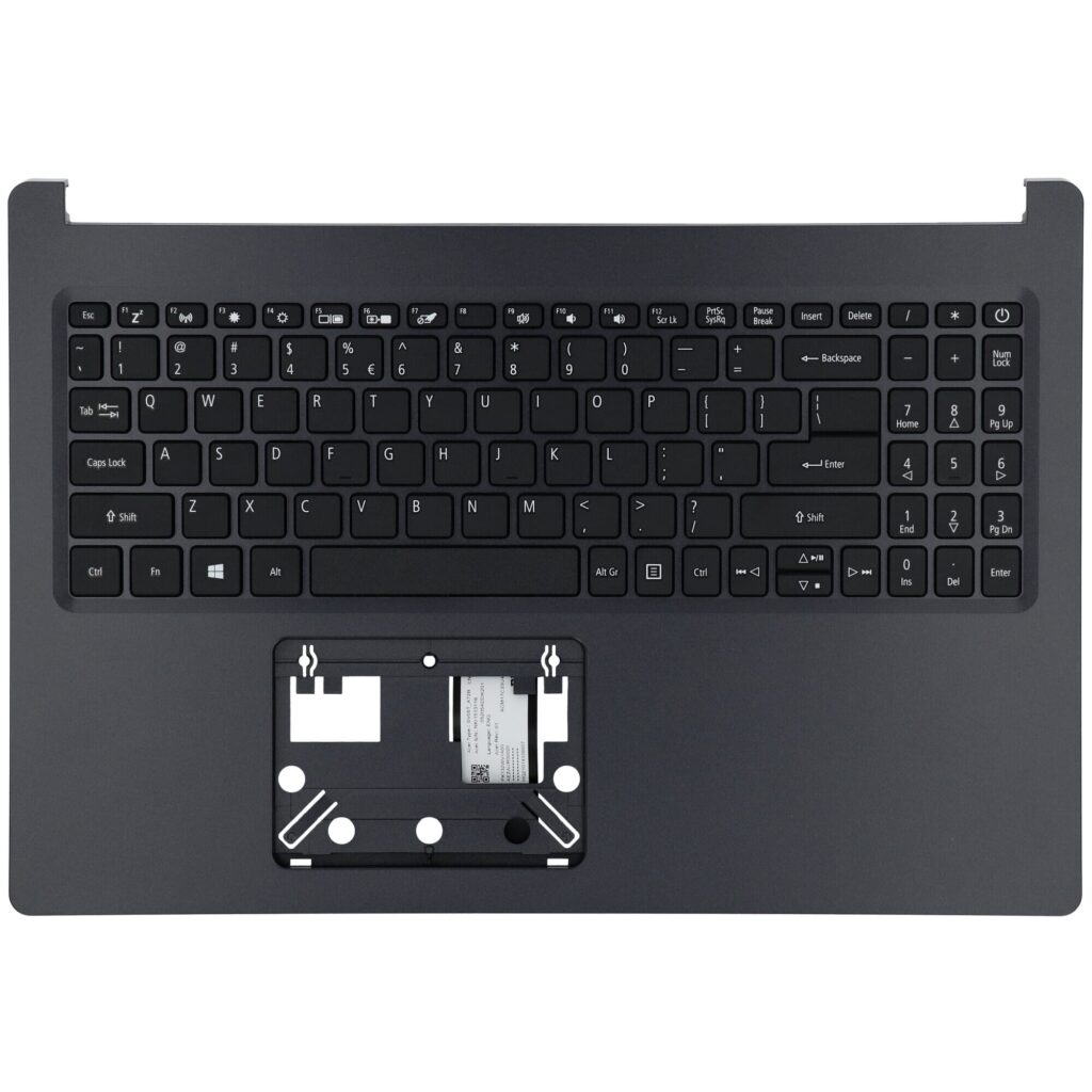 Acer Laptop Toetsenbord Qwerty US + Top Cover - Zwart (6B.HSJN7.030)