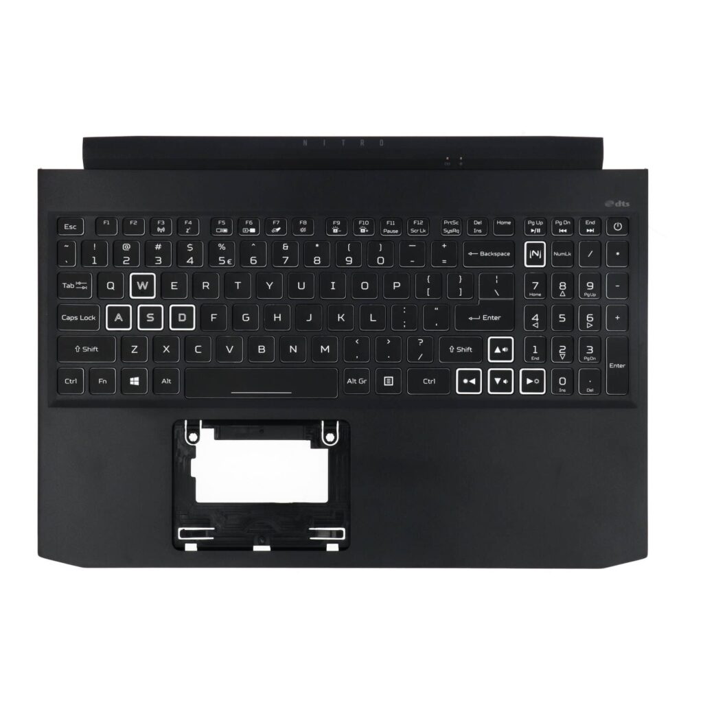 Acer Laptop Toetsenbord Qwerty US + Top Cover - Zwart (6B.Q8FN2.001)