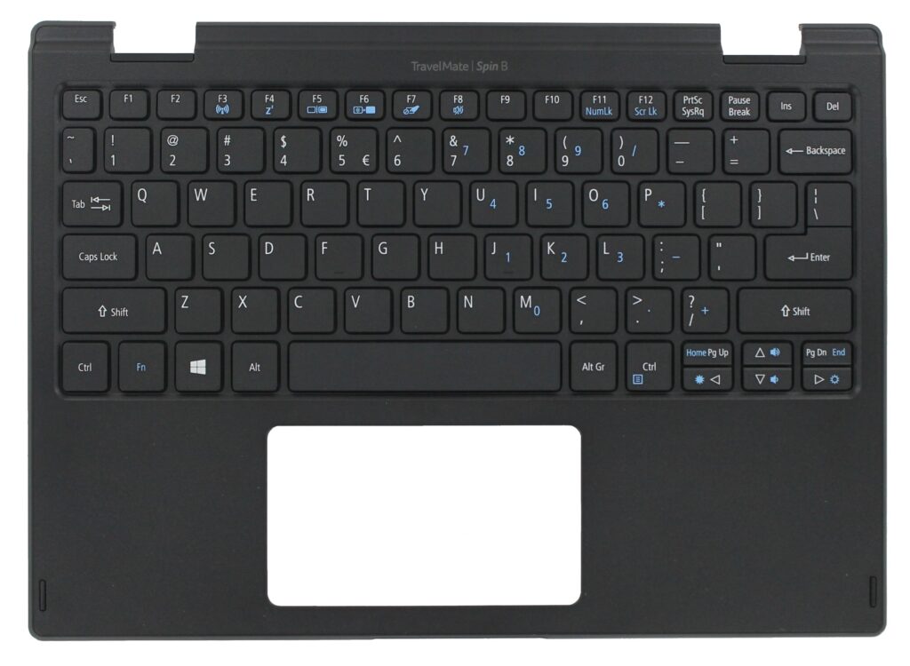 Acer Laptop Toetsenbord Qwerty US + Top Cover - Zwart (6B.VFZN7.028)