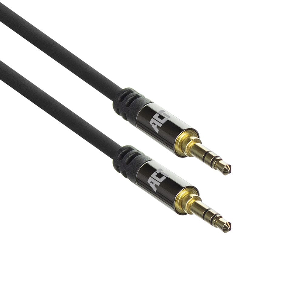 ACT 3 meter HQ stereo audio 3,5 mm stereo jack male - male (AC3611)