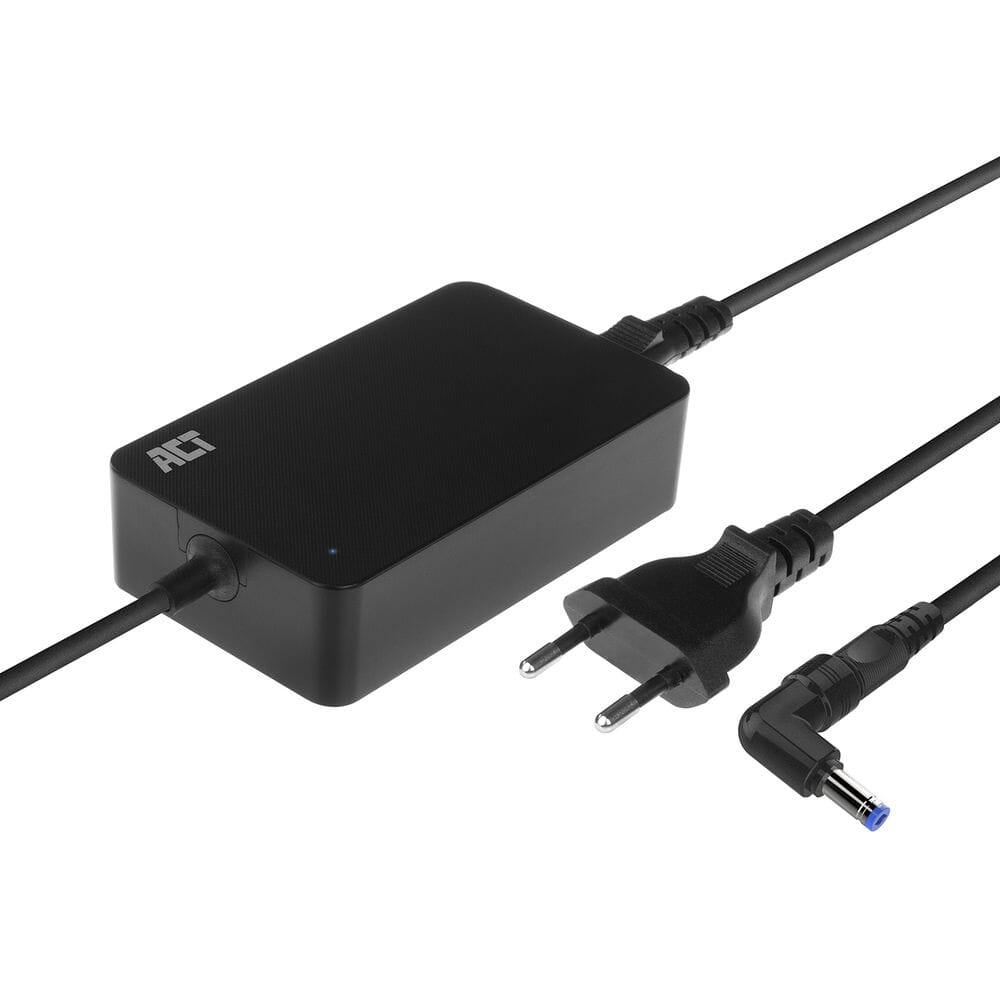 ACT Compacte laptoplader 65W (voor laptops tot 15,6 inch) (AC2055)