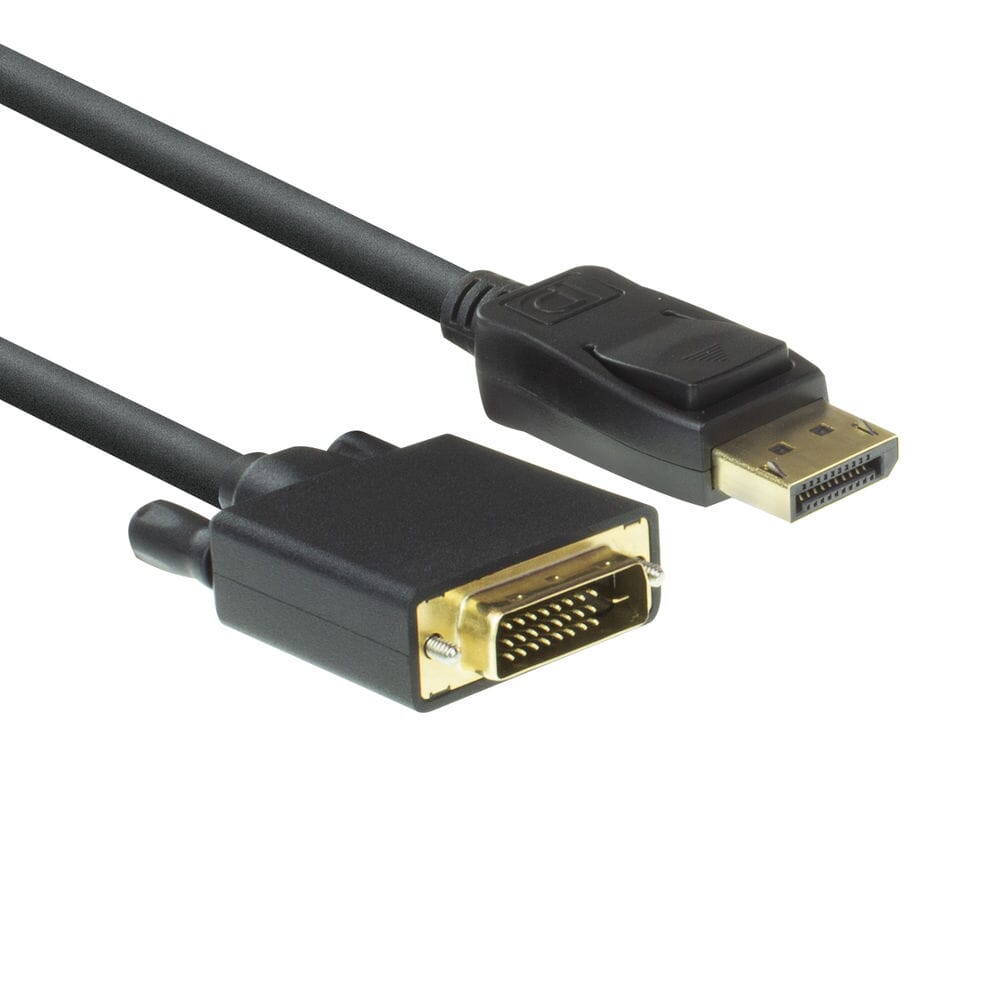 ACT DisplayPort naar DVI male aansluitkabel, Zip Bag (AC7505)
