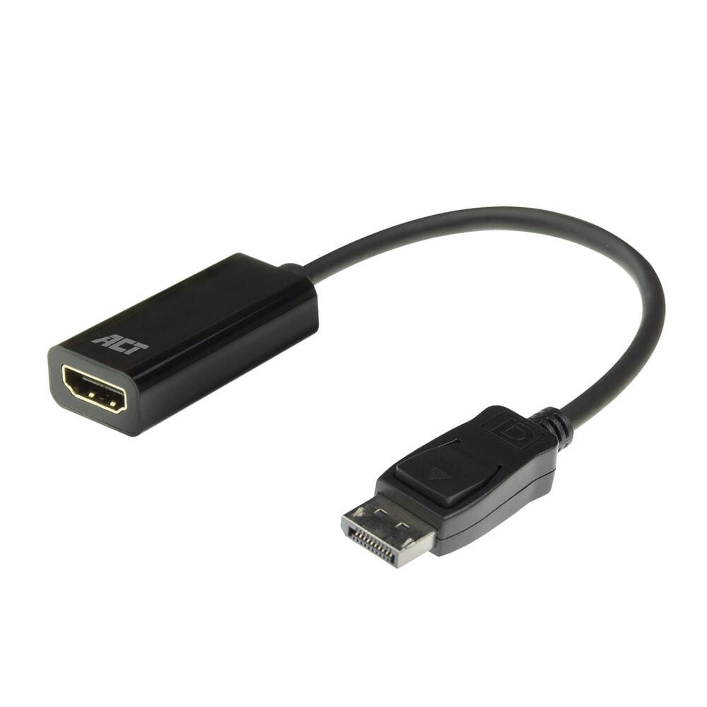 ACT DisplayPort naar HDMI female adapter, 4K, Zip Bag (AC7555)