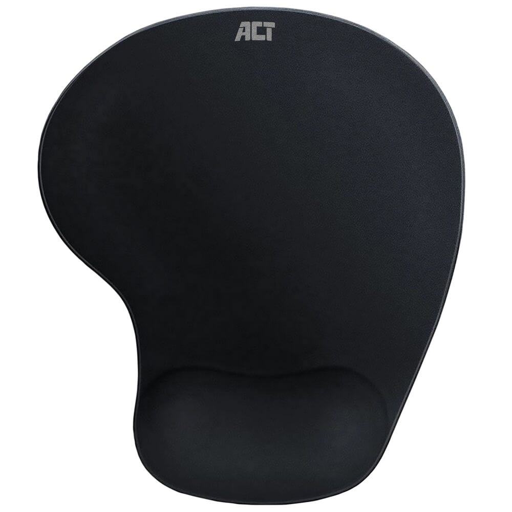 ACT Ergonomische muismat met polssteun, zwart (AC8010)