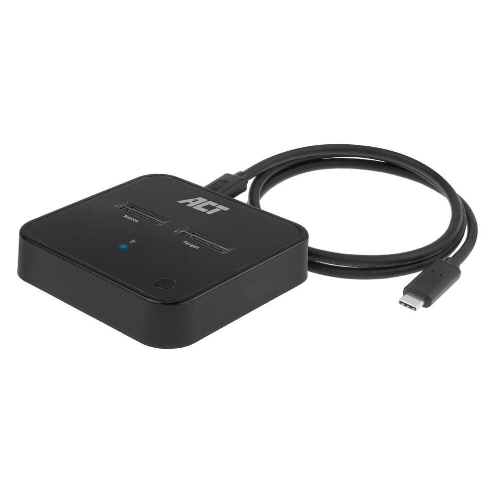 ACT M.2 NVMe/PCIe dual SSD docking clone USB-C 3.2 Gen2 (AC1502)