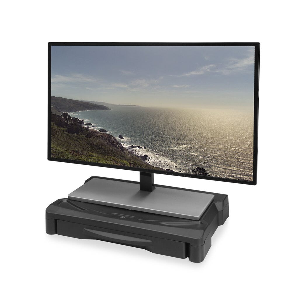 ACT Monitorstandaard extra breed met lade (AC8210)