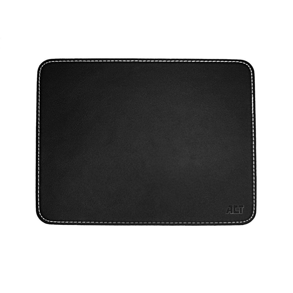 ACT Muismat met zwarte lederlook (AC8000)