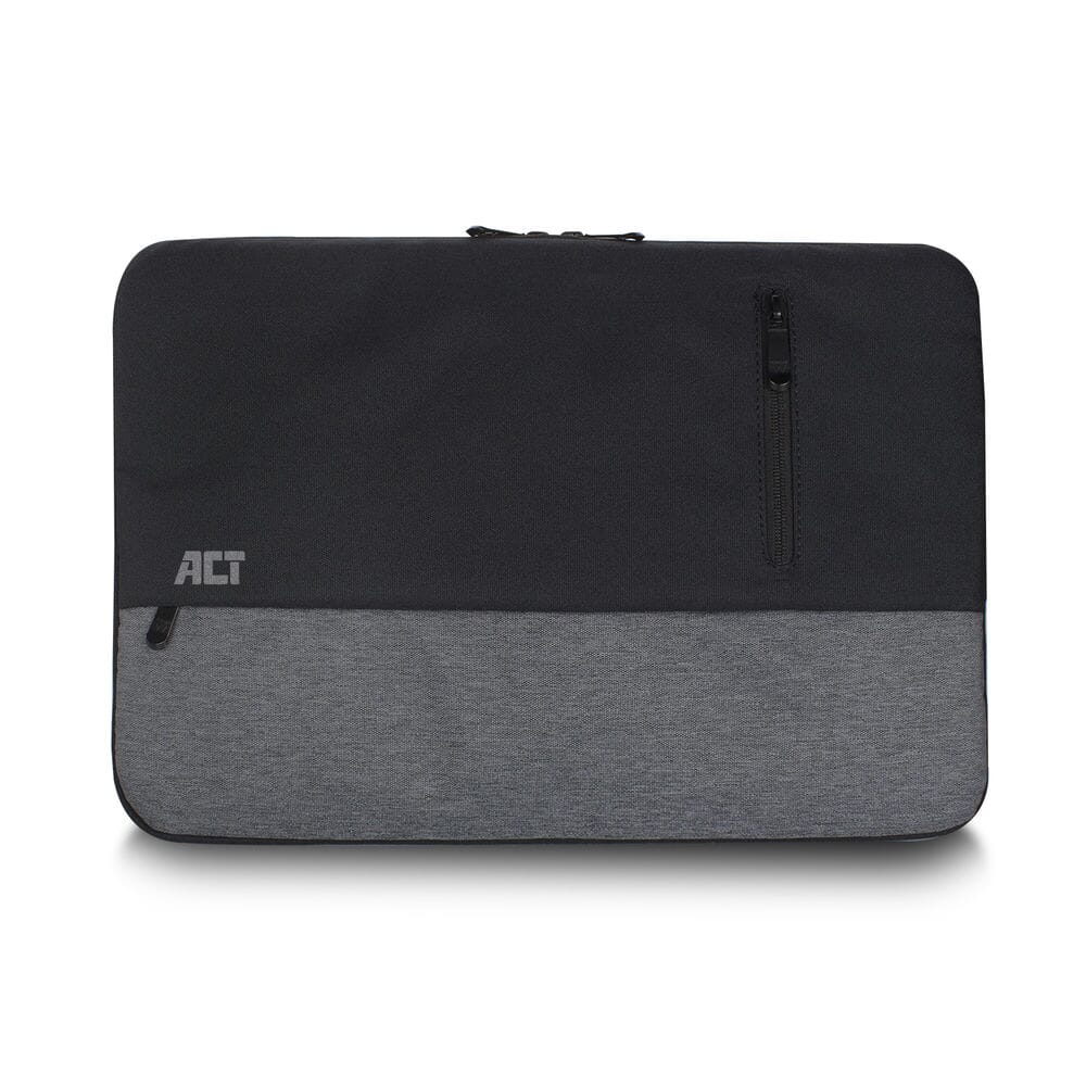 ACT Urban laptop sleeve 15,6 inch , zwart/grijs (AC8545)