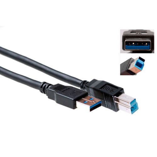 ACT USB 3.1 gen 1 (USB 3.0) aansluitkabel B male 0.5 m (SB3016)