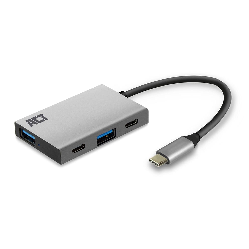 ACT USB-C hub 3.2 Gen2 10Gbps, 2x USB-C, 2x USB-A (AC7070)