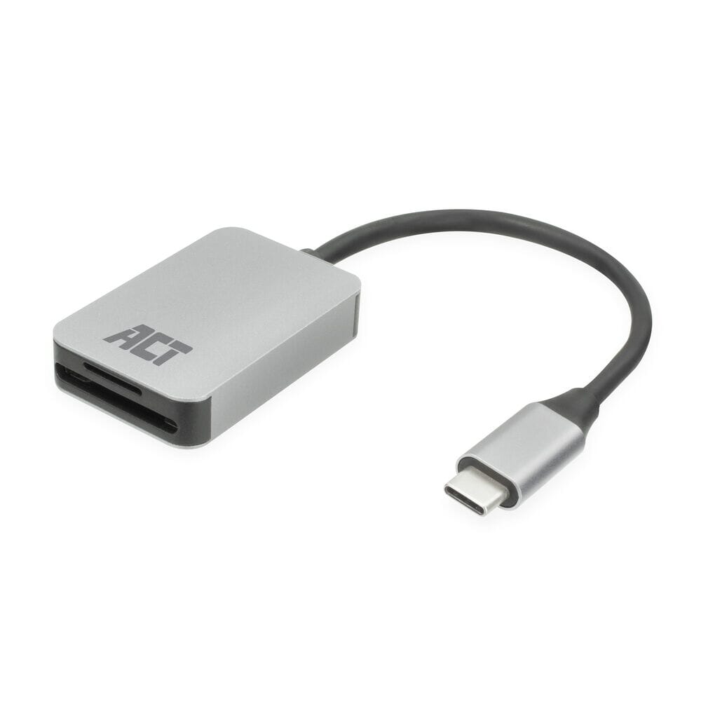 ACT USB-C kaartlezer voor SD en micro SD, SD 4.0 UHS-II (AC7056)
