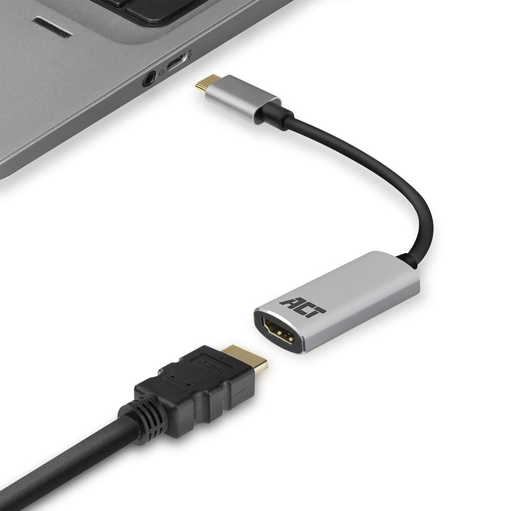 ACT USB-C naar HDMI female adapter, 4K (AC7010)