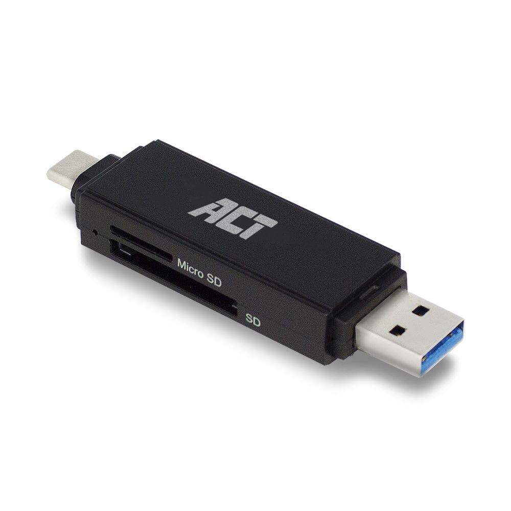ACT USB-C/USB-A 3.0 card reader (AC6375)
