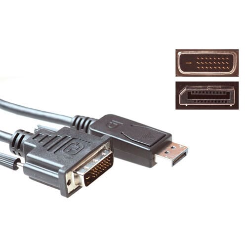 ACT Verloopkabel DisplayPort man - DVI man 1.8 m (AK3995)