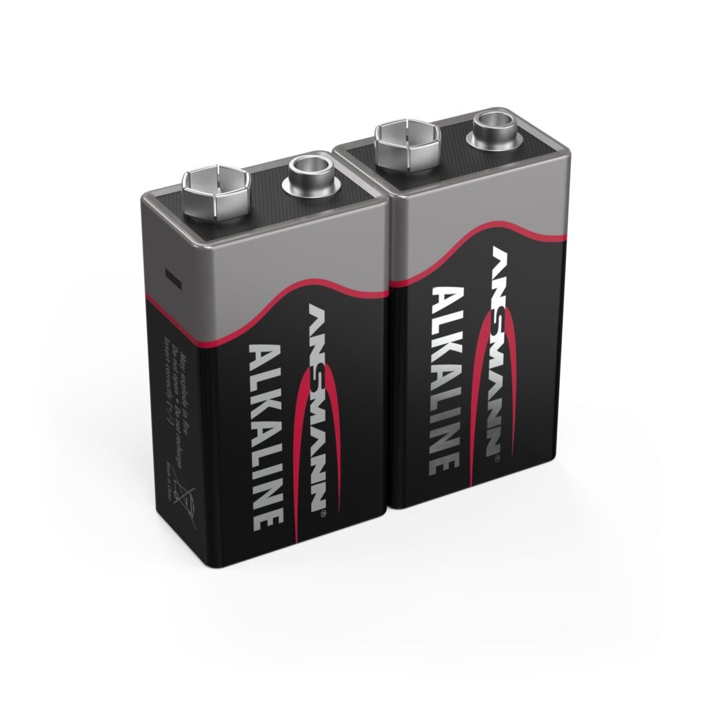Ansmann Alkaline batterij 9 volt E blok / 6LR61 2 pcs. Krimp (5015591)