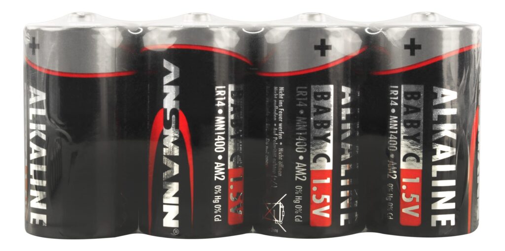 Ansmann Alkaline batterij baby C / LR14 4 pcs. Krimpfolie (5015571)