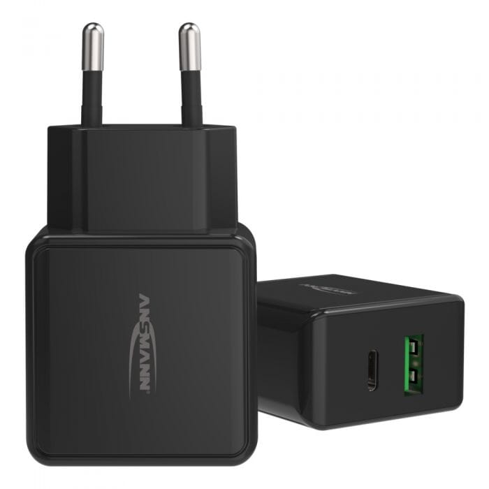 Ansmann Home Charger HC218PD zwart 18W (1001-0109)