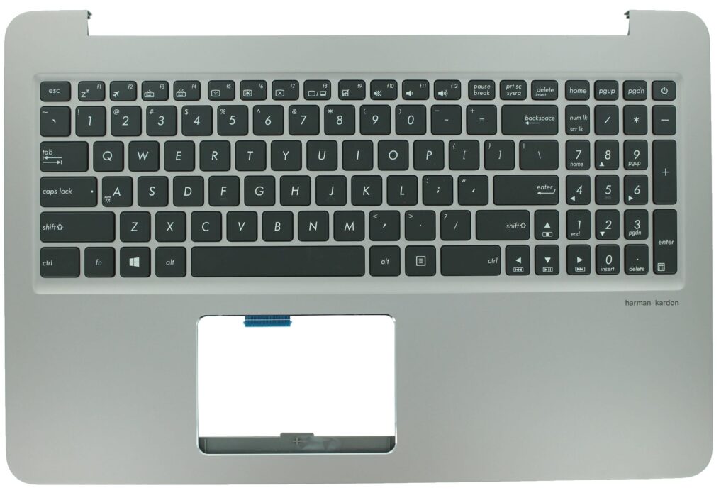Asus Laptop Toetsenbord Qwerty US + Top Cover (90NB0BW1-R30291)