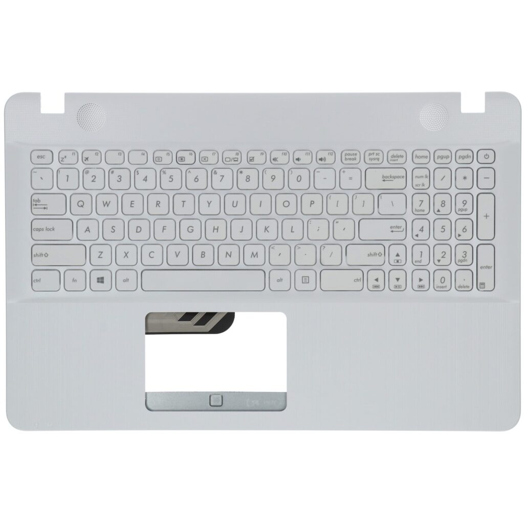 Asus Laptop Toetsenbord Qwerty US + Top Cover, Wit (90NB0CG2-R32US0)