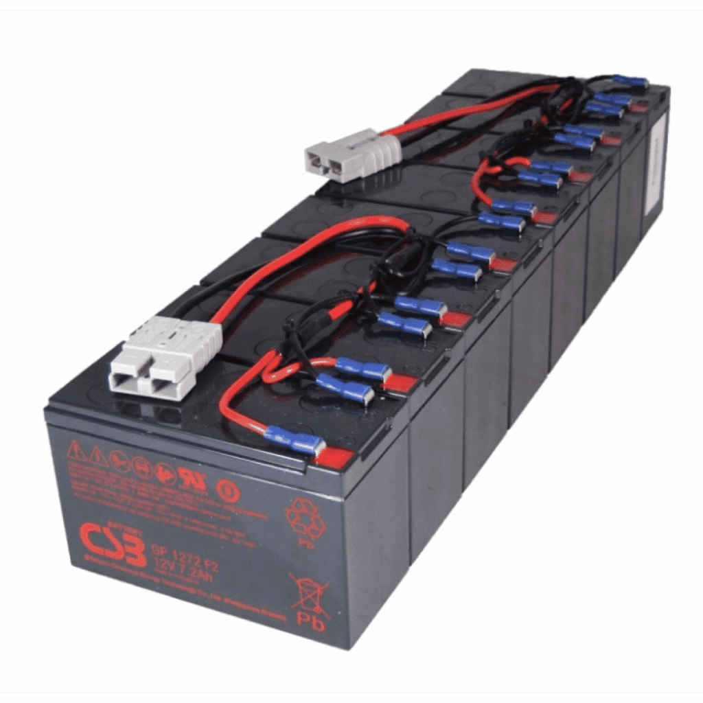 CSB UPS Batterij Vervangingsset RBC12 (incl. Kabels) (CSB-RBC12)