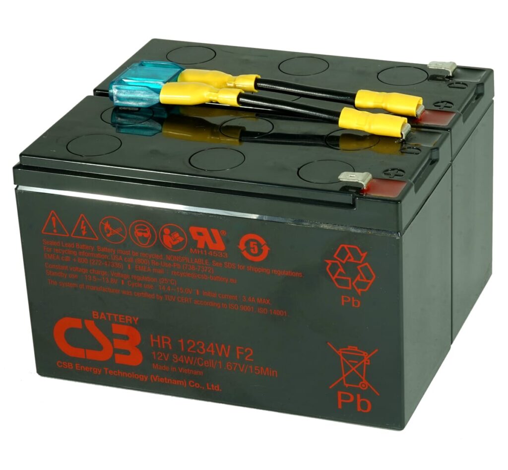 CSB UPS Batterij Vervangingsset RBC142 (incl. Kabels) (CSB-RBC142)