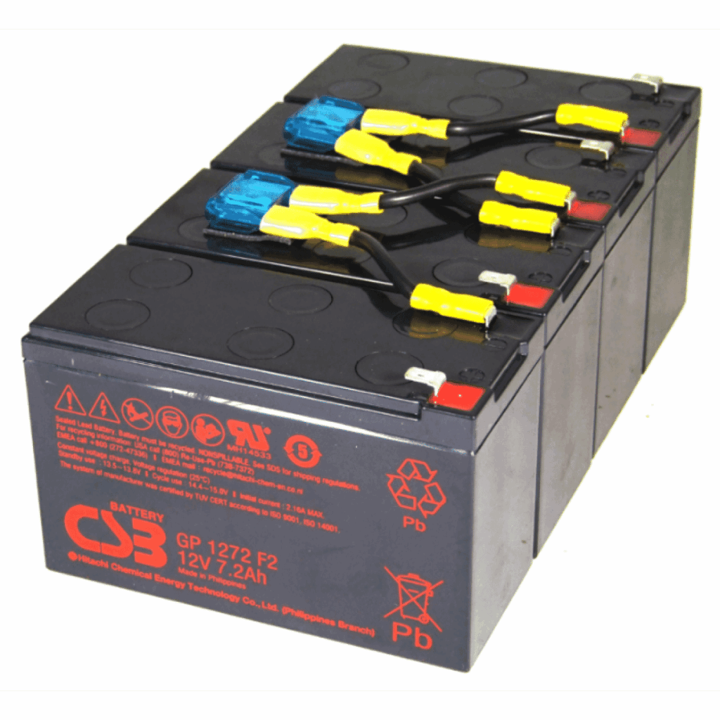 CSB UPS Batterij Vervangingsset RBC8 (incl. Kabels) (CSB-RBC8)