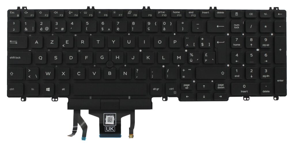 Dell Laptop Toetsenbord Azerty BE (TFC98)