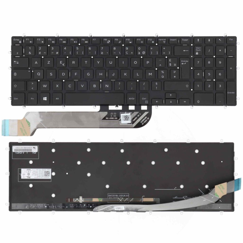 Dell Laptop Toetsenbord Azerty FR (CMH7P)