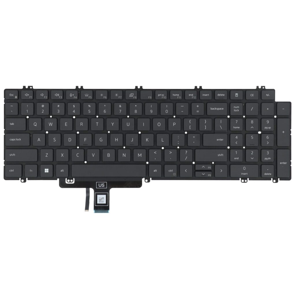 Dell Laptop Toetsenbord Qwerty US + Backlight (N7N16)